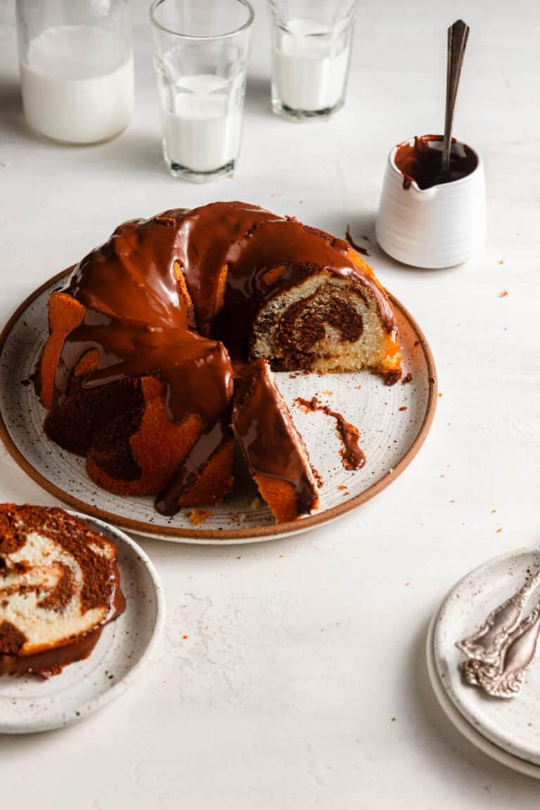 Classic Marble Pound Cake Recipe