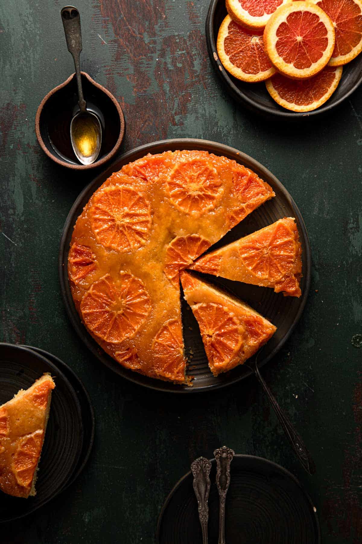 Upside Down Orange Cake Recipe